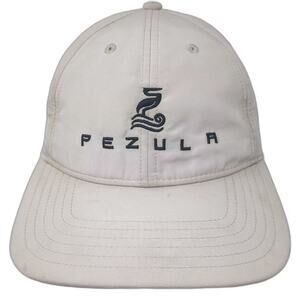 Srixon Golf Hat Beige Black Pezula Embroidered Strapback Polyester Adjustable OS